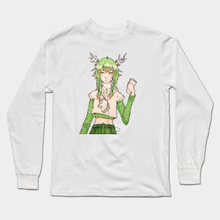 Green Deer Long Sleeve T-Shirt